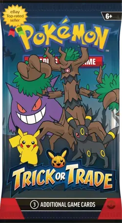 Pokemon TCG Booster Bundle Trick or Trade Trading Card Game Halloween Pack Set - Image 4