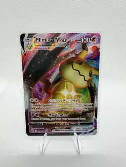 Pokemon Mimikyu VMAX TCG Holo Ultra Rare Card Brilliant Stars 069/172 - Image 1
