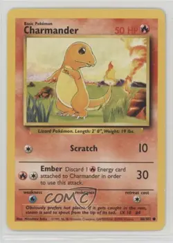 Charmander Pokemon Base Set #46 1999 - Image 1