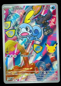 Pokemon SOBBLE MEP 054 Chaos Rising - 1st Partner FULL ART PROMO - Card B - Image 1