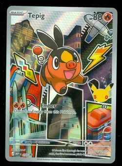 Pokemon TEPIG MEP 050 Chaos Rising - 1st Partner FULL ART PROMO - Card A - Image 1
