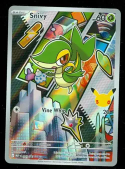 Pokemon SNIVY MEP 049 Chaos Rising - 1st Partner FULL ART PROMO - Card A - Image 1