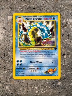 Pokemon TCG Cards Misty's Gyarados 13/132 Gym Challenge Holo Rare EXC-NM - Image 1