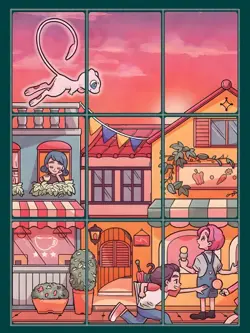 Pokemon Scarlet and Violet Promo Mew ex 053 - Custom 9-Pocket Binder Insert - Image 1