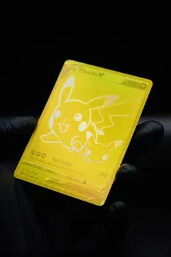 Pikachu V SWSH145 Sword & Shield Promo Cards (SWSD) NEAR MINT GOLD - Image 3