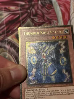 Thunder King Rai-Oh GLD3-EN020 Limited Edition Gold Rare - Image 2