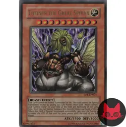 Yugioh Theinen the Great Sphinx EP1-EN001 Ultra Rare LP - Image 1