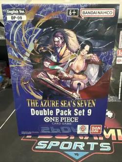 One Piece Double Pack Set 9 DP-09 The Azure Seas Seven Display FACTORY SEALED 🔥 - Image 1