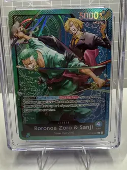 Roronoa Zoro & Sanji ST12-001 L CGC 10 Pristine One Piece Start Deck L English. - Image 4