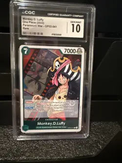 Monkey.D.Luffy (041) OP02-041 Rare Paramount War One Piece Near Mint - Image 1