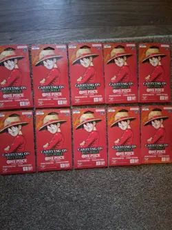 One Piece TCG: Carrying On His Will Sleeved Booster OP-13 English Lot Of 10 🔥 - Image 2