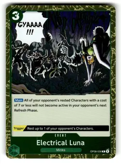 Electrical Luna OP08-036 Rare Two Legends One Piece Foil Near Mint - Image 1