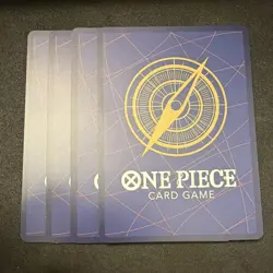 Playset Bandai One Piece TCG Sanjuan Wolf OP16-106 English Yellow x4 - Image 2