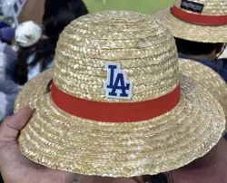ONE PIECE X DODGERS PROMO MONKEY D LUFFY DON CARD + HAT 7/2/26 IN HAND - Image 5