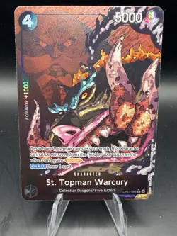 St. Topman Warcury (Alternate Art) OP13-089 Carrying On His Will Foil One Piece - Image 1