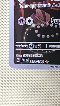Gothorita 213/193 Paldea Evolved Illustration Rare Pokemon TCG - Image 3