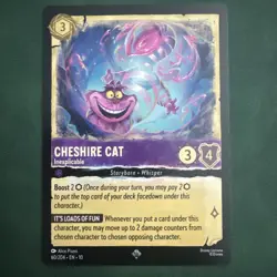 Cheshire Cat - Inexplicable 60/204 Disney Lorcana TCG Whispers Super Rare - Image 1