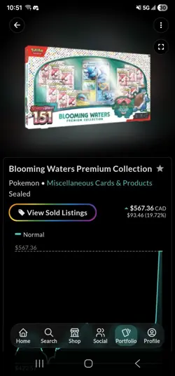 Pokemon TCG Scarlet & Violet 151 Blooming Waters Premium Collection Box Sealed - Image 1