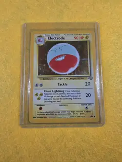Pokemon TCG Electrode Jungle 2/64 Holo Unlimited Holo Rare Vintage Pokemon Card - Image 1