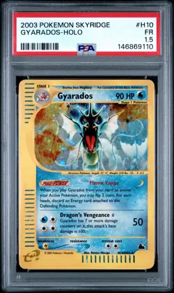 WORLDS ONLY PSA 1.5!! POP 1/1. 2003 POKEMON SKYRIDGE #H10 GYARADOS HOLO 🌊 - Image 1