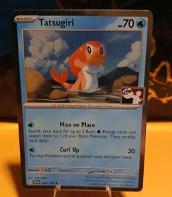 Tatsugiri 062/198 Prize Pack Series Pokemon Play! Cosmo Holo LP Condition - Image 2
