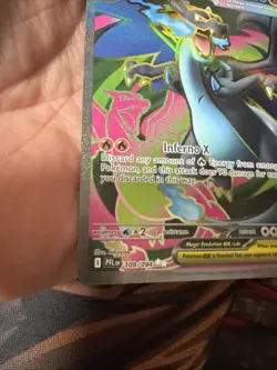 Pokemon TCG Mega Charizard X EX Ultra Rare 109/094 NM - Image 3