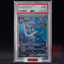Vaporeon VMAX CSHC-006/009 Pokemon Card Chinese PSA 8 #2 - Image 1