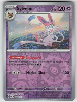 Sylveon Reverse Holo 040/131 Rare Prismatic Evolutions Pokemon NM - Image 1