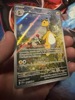 Pokemon Ampharos 090/086 Illustration Rare Holo Card Chaos Rising Mint - Image 3