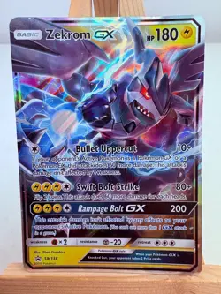 Pokemon TCG Zekrom GX Holo Promo Card Sun Moon SM138 - Image 1