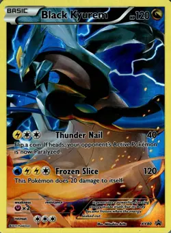 Black Kyurem XY80 Holo Promo XY Promo Pokemon Near Mint - Image 1