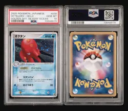 The Pokemon Company Pokemon TCG PSA 10 Octillery Holo JP 030/106 - Image 1