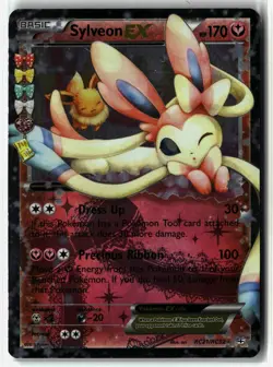 2016 Sylveon EX ⭐ RC21/RC32 Holo EX Rare Generations Pokemon NM - Image 1