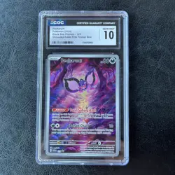 Pecharunt 129 - CGC 10 Gem Mint Black Star Promo Shrouded Fable 2024 Pokemon TCG - Image 1