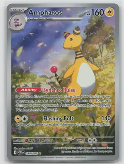 Ampharos 090/086 Holo Illustration Rare Chaos Rising Pokemon Near Mint - Image 1