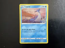 Pokemon TCG Lapras - 048/202 - Holiday Calendar Snowflake Promo NM Eng - Image 1