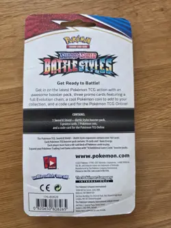 Pokemon TCG Battle Styles Corviknight Checklane Blister Booster Pack Sealed - Image 2
