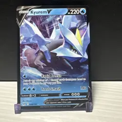 Pokemon TCG Kyurem V Ultra Rare Card Sword & Shield Lost Origin 049/196 NM - Image 1