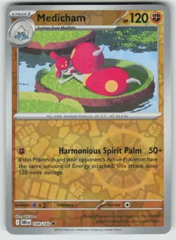 Medicham 100/182 Uncommon Destined Rivals Pokemon Near Mint - Image 1