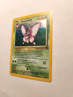 Pokemon TCG Venomoth Jungle Card 29/64 Jungle Vintage Holo Rare MP - Image 2