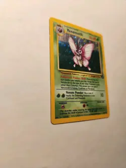 Pokemon TCG Venomoth Jungle Card 29/64 Jungle Vintage Holo Rare MP - Image 3