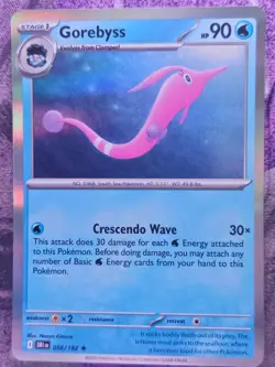 Gorebyss 056/182 Rare Destined Rivals Pokemon Holo Near Mint - Image 1