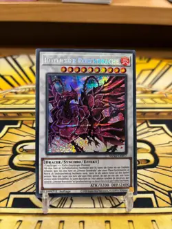 Yugioh Rotlicher Rosendrache MP22-DE077 Secret Rare - Image 1