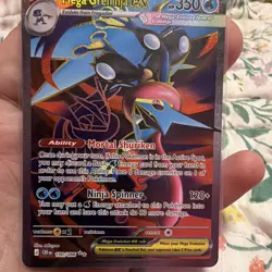 Pokemon TCG Mega Greninja EX 100/086 CRI Secret Rare Holo Stage 2 HP350 EN - Image 1
