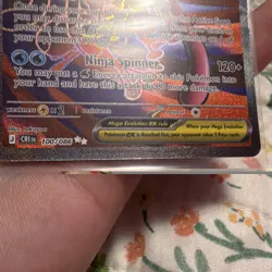 Pokemon TCG Mega Greninja EX 100/086 CRI Secret Rare Holo Stage 2 HP350 EN - Image 3