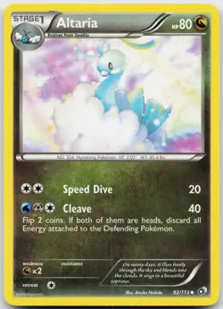 Altaria 92/113 Uncommon Legendary Treasures Pokemon Near Mint - Image 1
