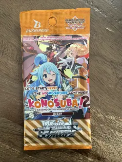 Weiss Schwarz Konosuba 2 Re:Edit English 1st Edition - 1 Booster Pack Sealed - Image 1