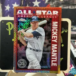 Topps 2025 Series 2 Mickey Mantle 1990 Chrome Silver Pack All-Stars #90ASC-43 - Image 1