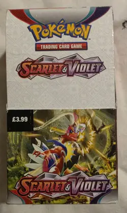 Pokemon TCG Scarlet & Violet Base Set Half Booster Box 18 Packs Not Sealed New 5060705220511 - Image 1