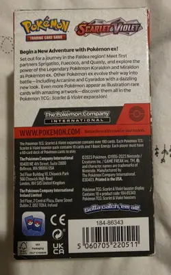 Pokemon TCG Scarlet & Violet Base Set Half Booster Box 18 Packs Not Sealed New 5060705220511 - Image 3